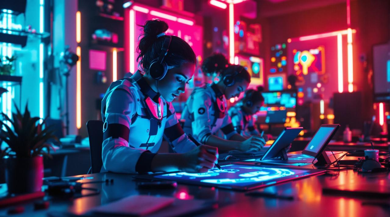 《赛博朋克2077》动画制作特辑：手绘的未来 - 海报图片